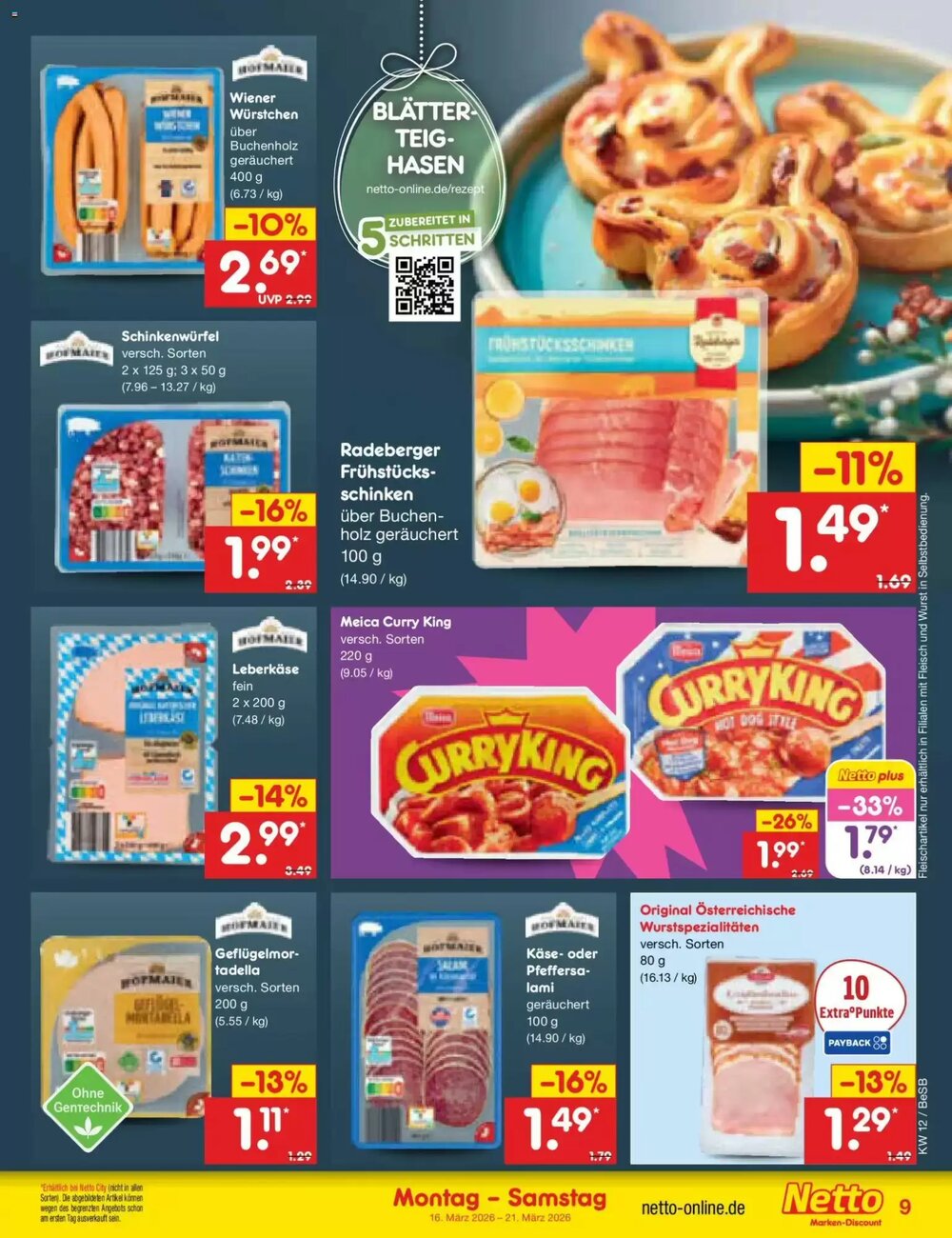Netto Marken-Discount Prospekt (ab 16.03.2026) zum Blättern - Seite 9