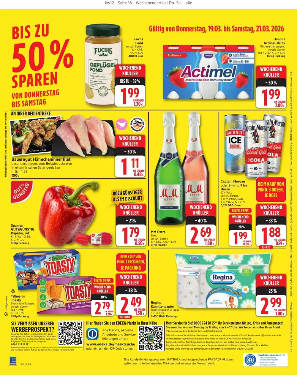 Edeka Prospekt (ab 16.03.2026) zum Blättern - Seite 16