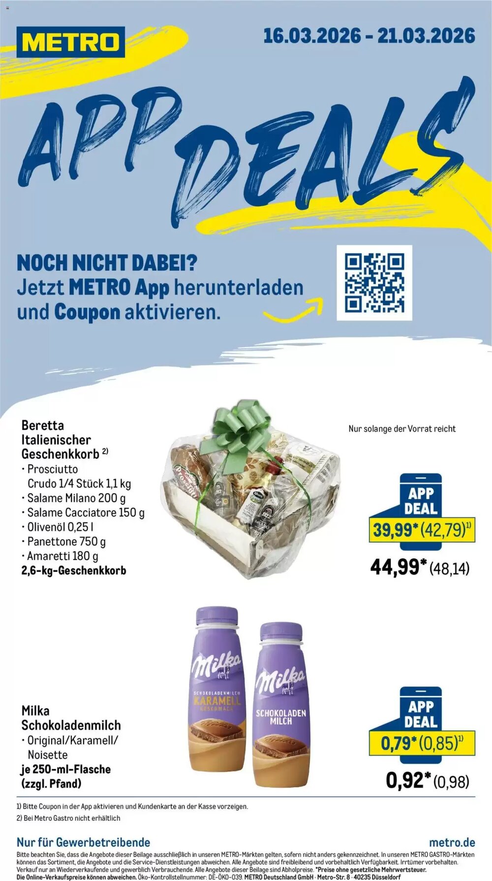 METRO Prospekt (ab 16.03.2026) zum Blättern - Seite 1