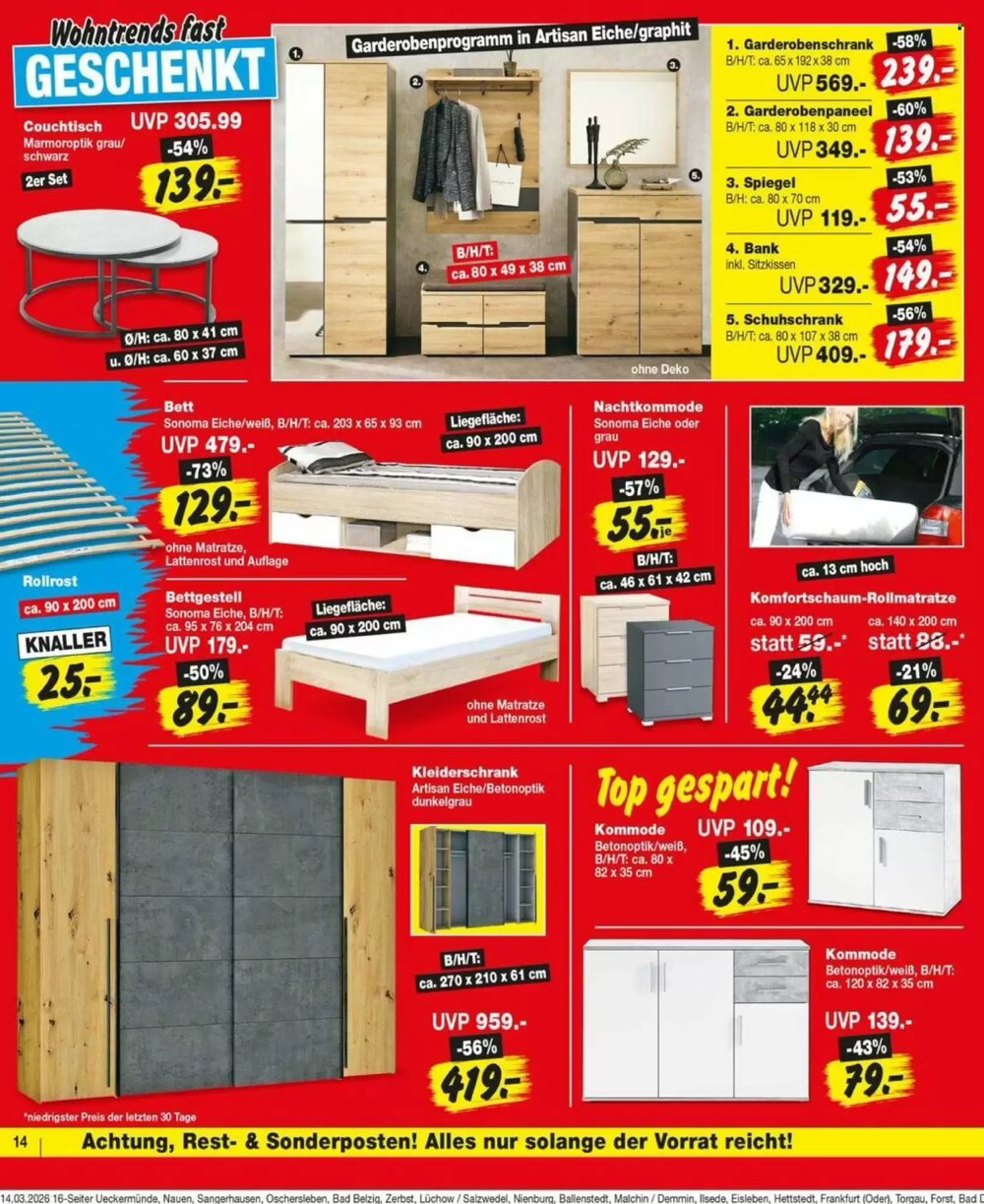 Repo Markt Prospekt (ab 16.03.2026) zum Blättern - Seite 14