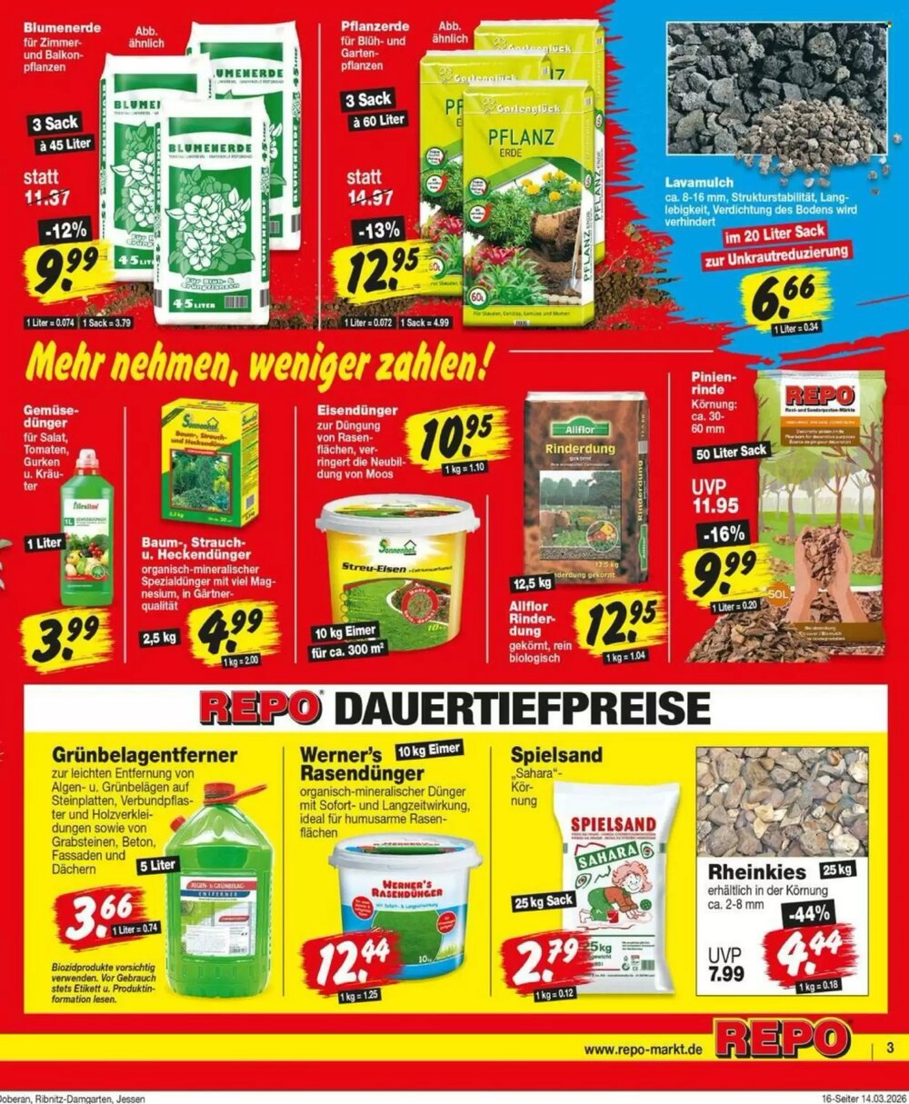 Repo Markt Prospekt (ab 16.03.2026) zum Blättern - Seite 3