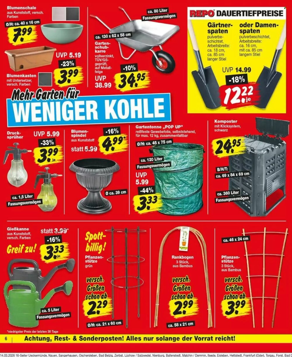 Repo Markt Prospekt (ab 16.03.2026) zum Blättern - Seite 6