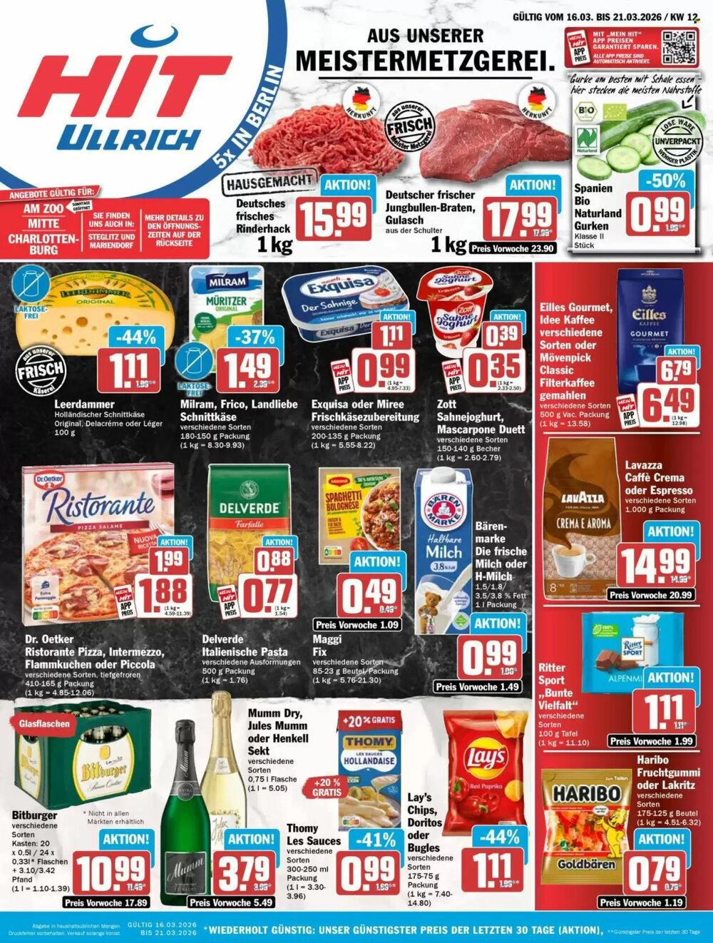 HIT Ullrich Prospekt (ab 16.03.2026) zum Blättern - Seite 1