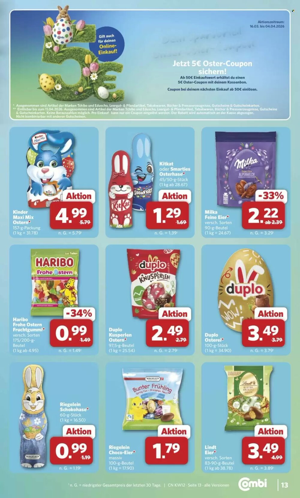 Combi Prospekt (ab 16.03.2026) zum Blättern - Seite 13