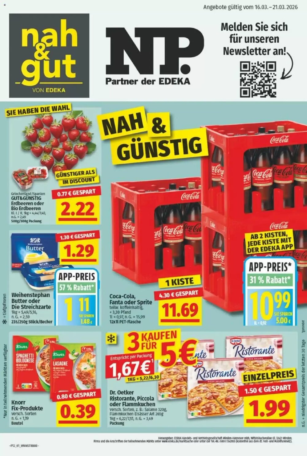 NP Discount Prospekt (ab 16.03.2026) zum Blättern - Seite 1