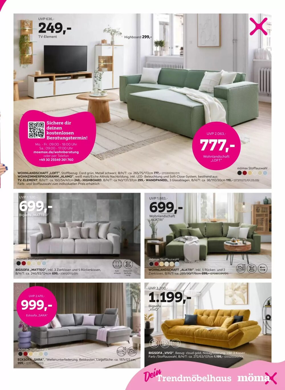 Mömax Prospekt (ab 16.03.2026) zum Blättern - Seite 3