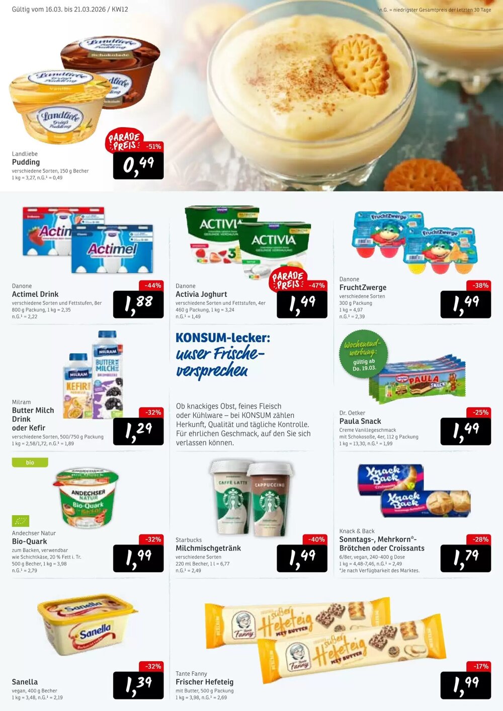 KONSUM Prospekt (ab 16.03.2026) zum Blättern - Seite 4