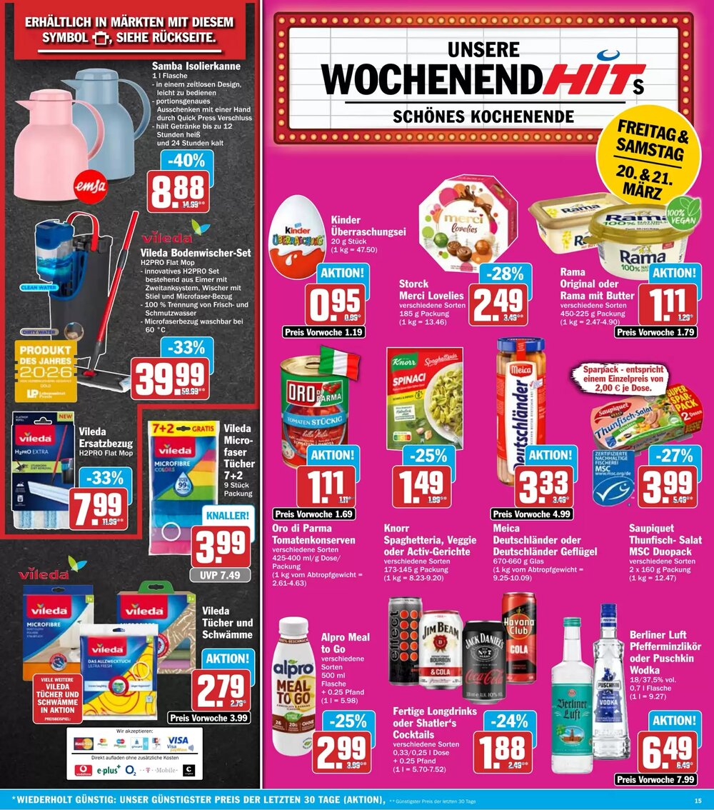 Hit Prospekt (ab 16.03.2026) zum Blättern - Seite 15