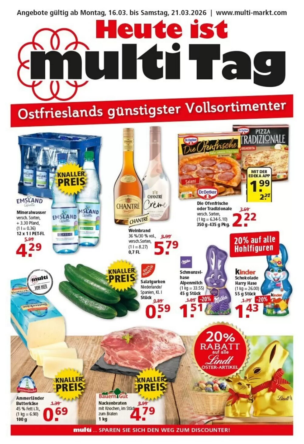 Multi Markt Prospekt (ab 16.03.2026) zum Blättern - Seite 1