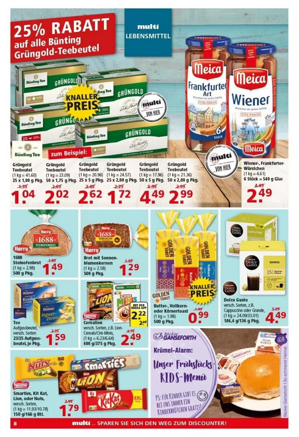 Multi Markt Prospekt (ab 16.03.2026) zum Blättern - Seite 8