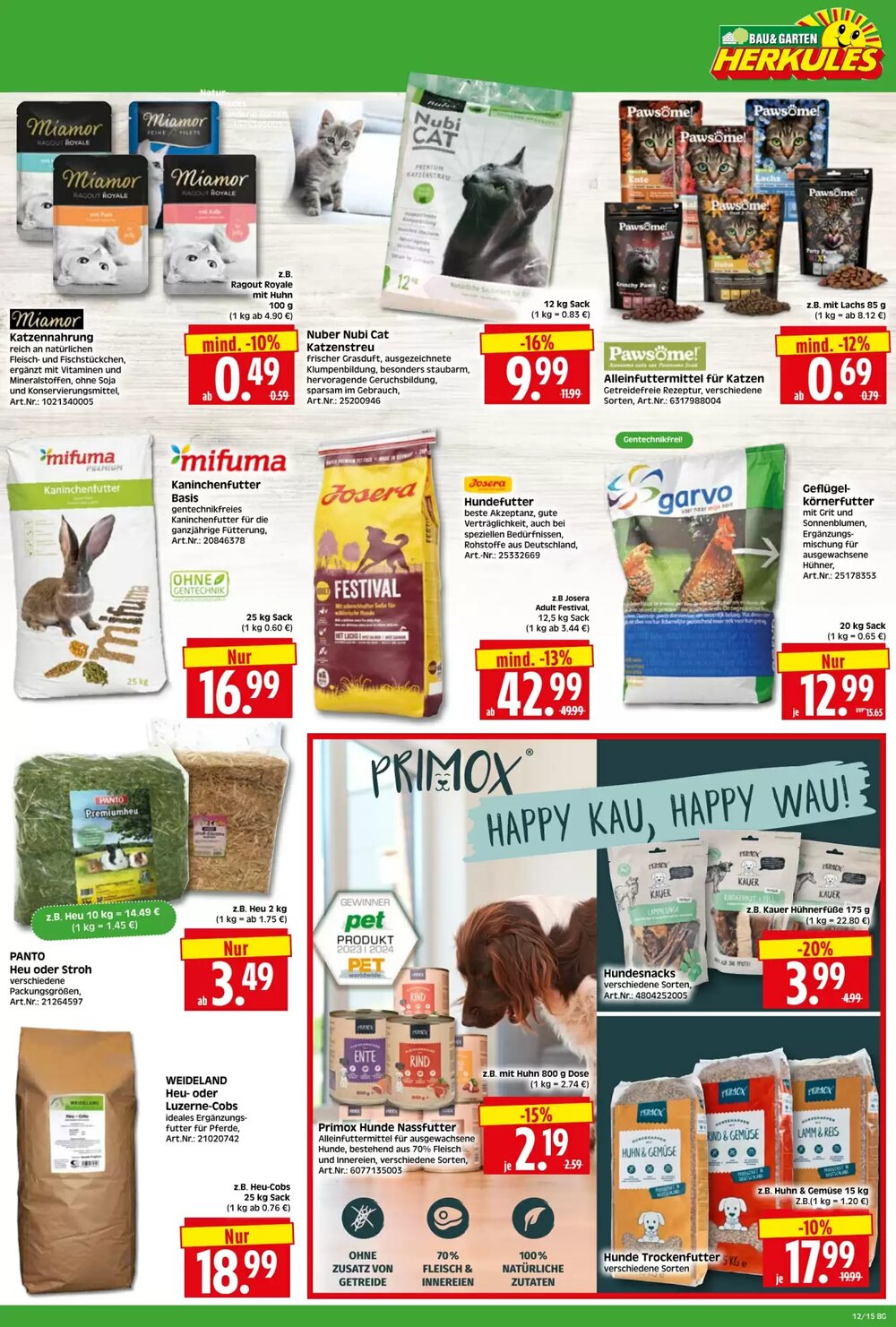 Herkules Baumarkt Prospekt (ab 16.03.2026) zum Blättern - Seite 15