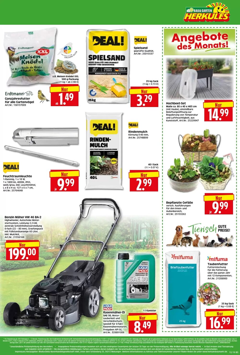 Herkules Baumarkt Prospekt (ab 16.03.2026) zum Blättern - Seite 16