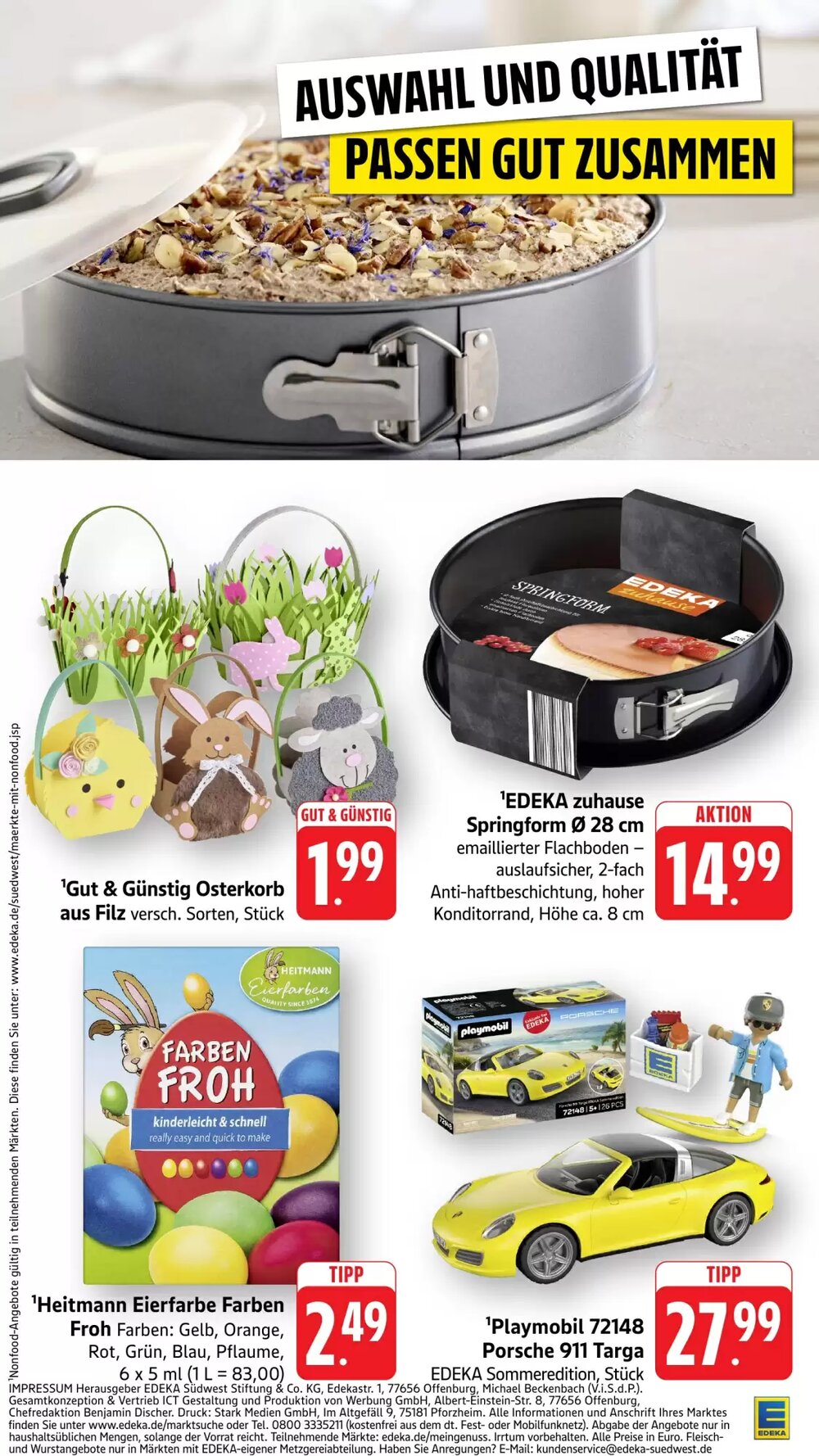 Edeka Stenger Prospekt (ab 16.03.2026) zum Blättern - Seite 43