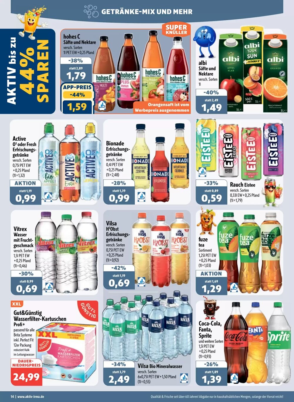 Aktiv Irma Prospekt (ab 16.03.2026) zum Blättern - Seite 14
