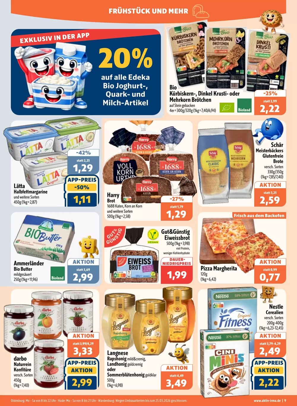 Aktiv Irma Prospekt (ab 16.03.2026) zum Blättern - Seite 9