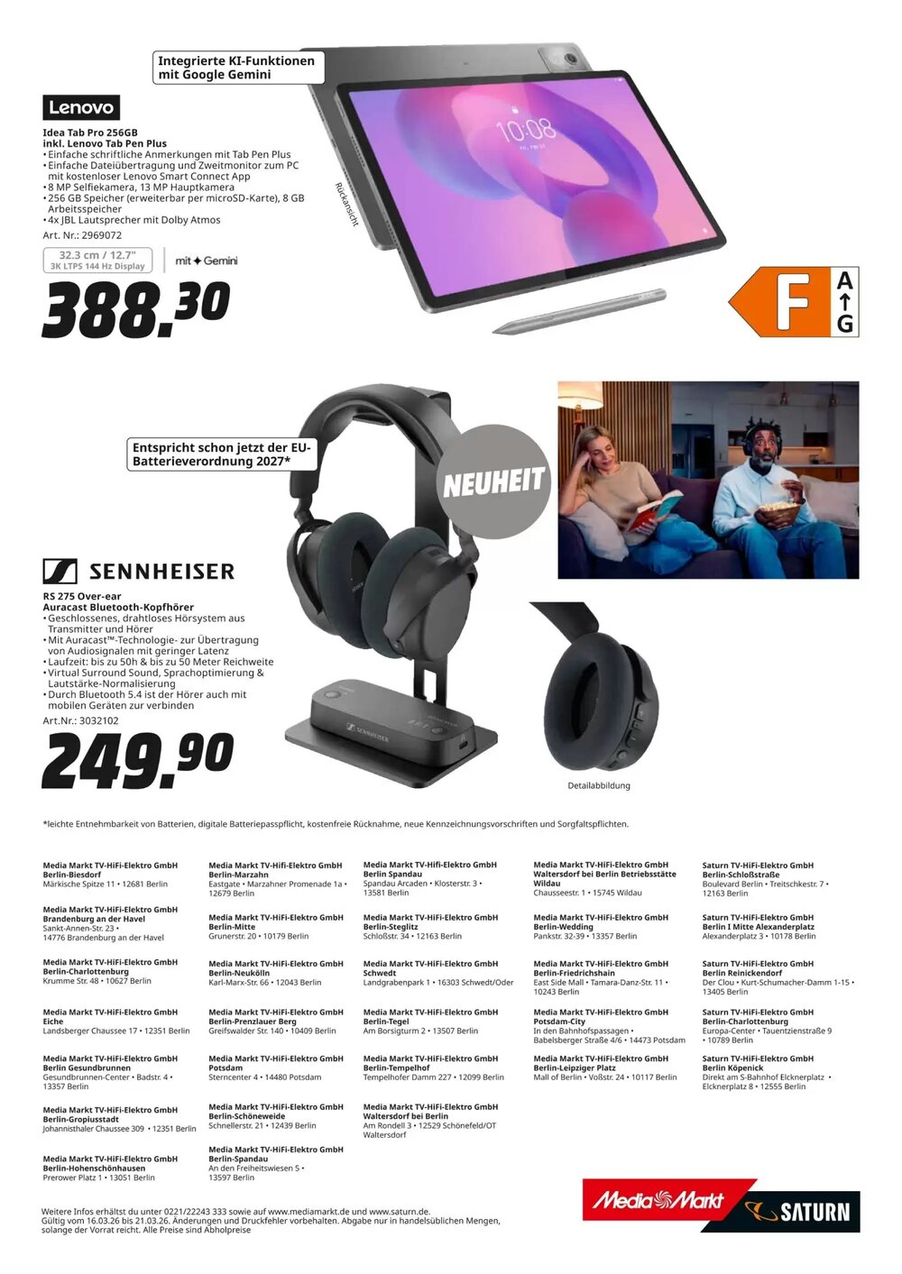 MediaMarkt Prospekt (ab 16.03.2026) zum Blättern - Seite 5