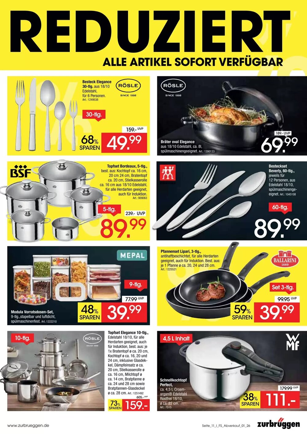 Zurbrüggen Prospekt (ab 16.03.2026) zum Blättern - Seite 11