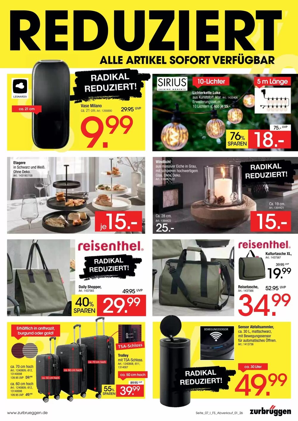 Zurbrüggen Prospekt (ab 16.03.2026) zum Blättern - Seite 7