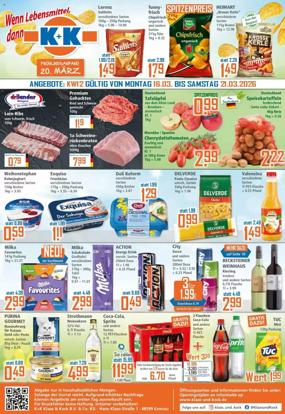 Klaas und Kock Prospekt (ab 16.03.2026) zum Blättern - Seite 1