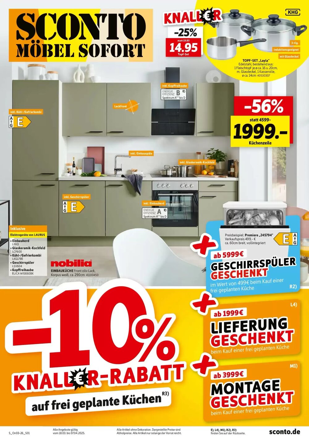 SCONTO Prospekt (ab 17.03.2026) zum Blättern - Seite 1