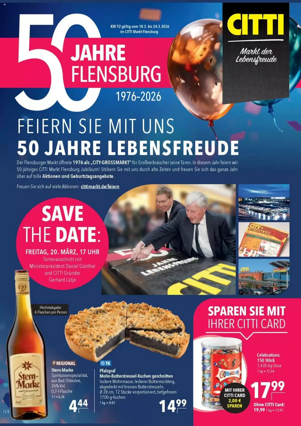 CITTI Markt Prospekt (ab 18.03.2026) zum Blättern - Seite 1