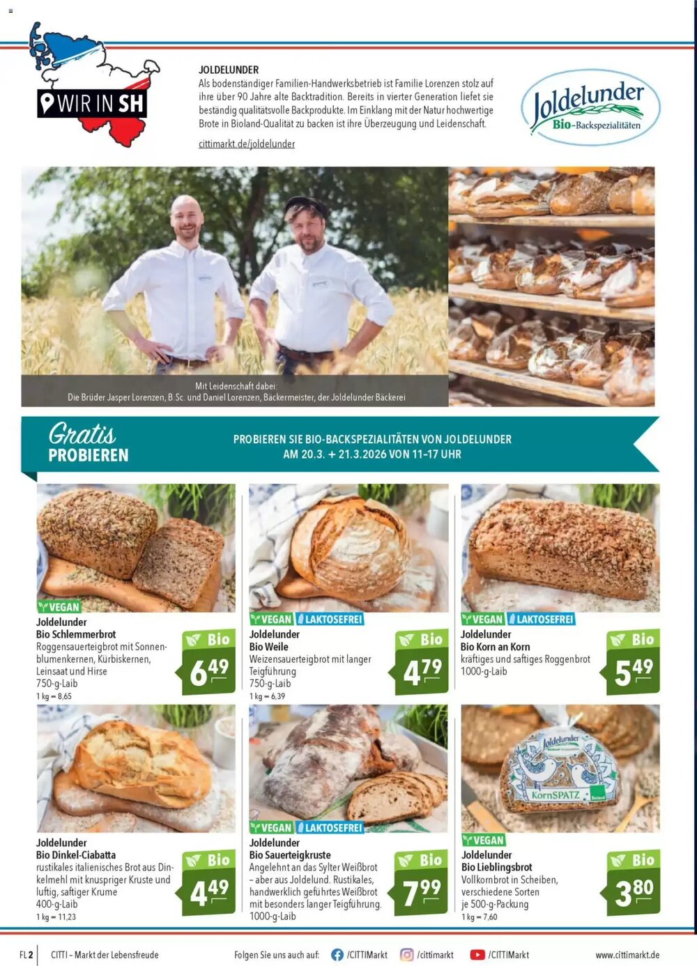 CITTI Markt Prospekt (ab 18.03.2026) zum Blättern - Seite 2
