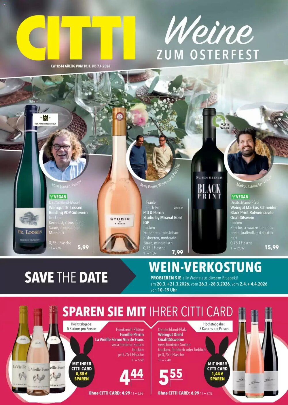 CITTI Markt Prospekt (ab 18.03.2026) zum Blättern - Seite 1