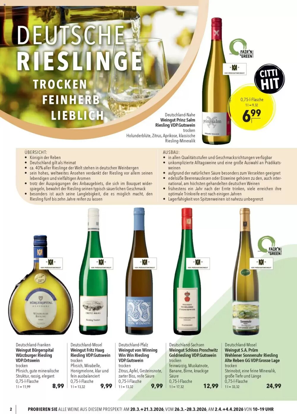 CITTI Markt Prospekt (ab 18.03.2026) zum Blättern - Seite 2