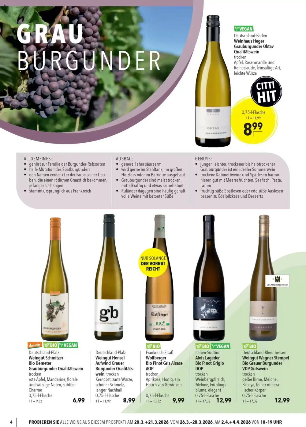 CITTI Markt Prospekt (ab 18.03.2026) zum Blättern - Seite 4
