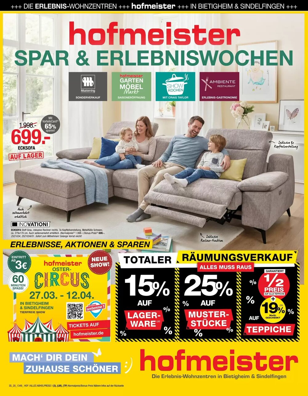 Hofmeister Prospekt (ab 18.03.2026) zum Blättern - Seite 1