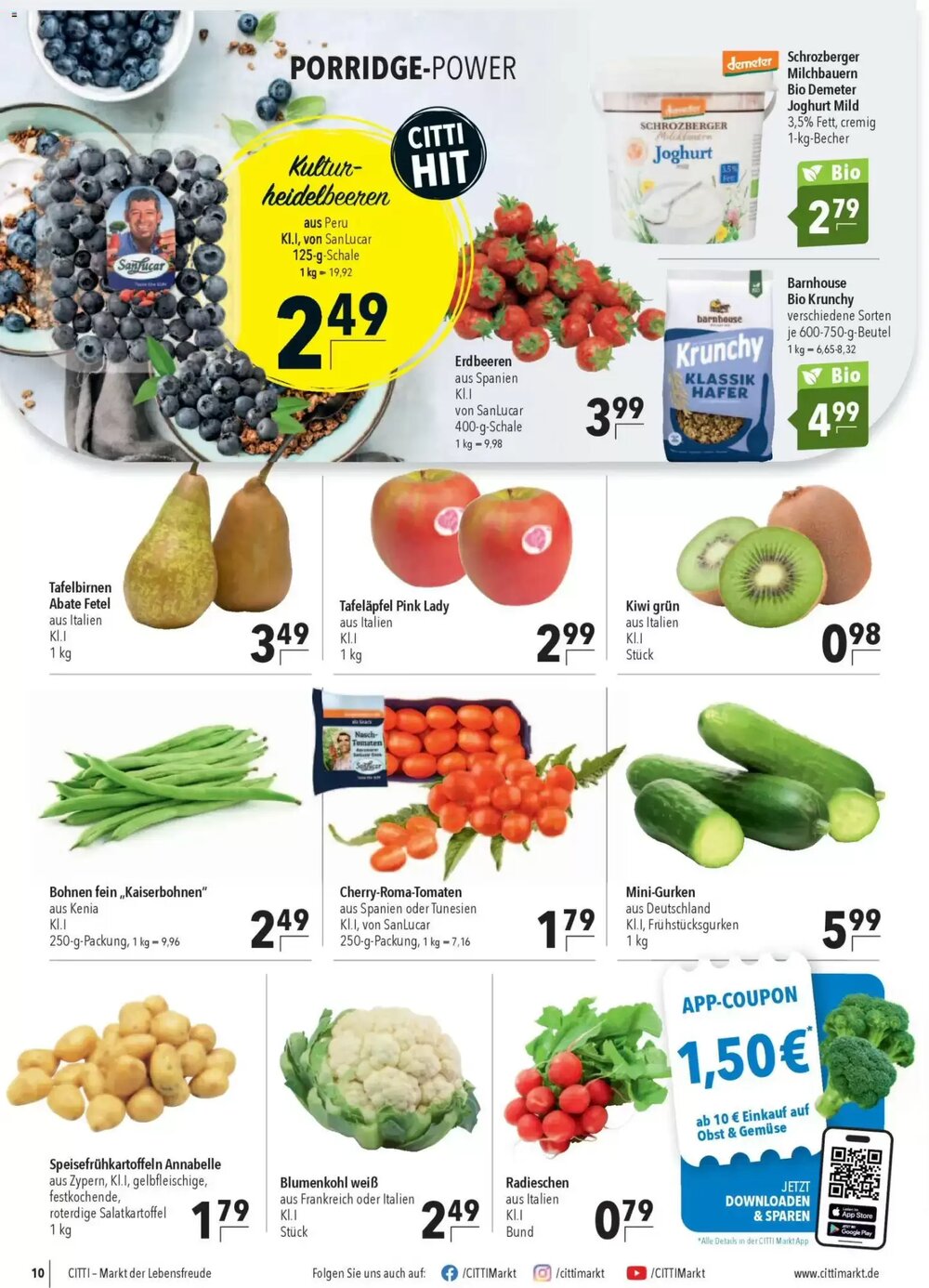 CITTI Markt Prospekt (ab 18.03.2026) zum Blättern - Seite 10