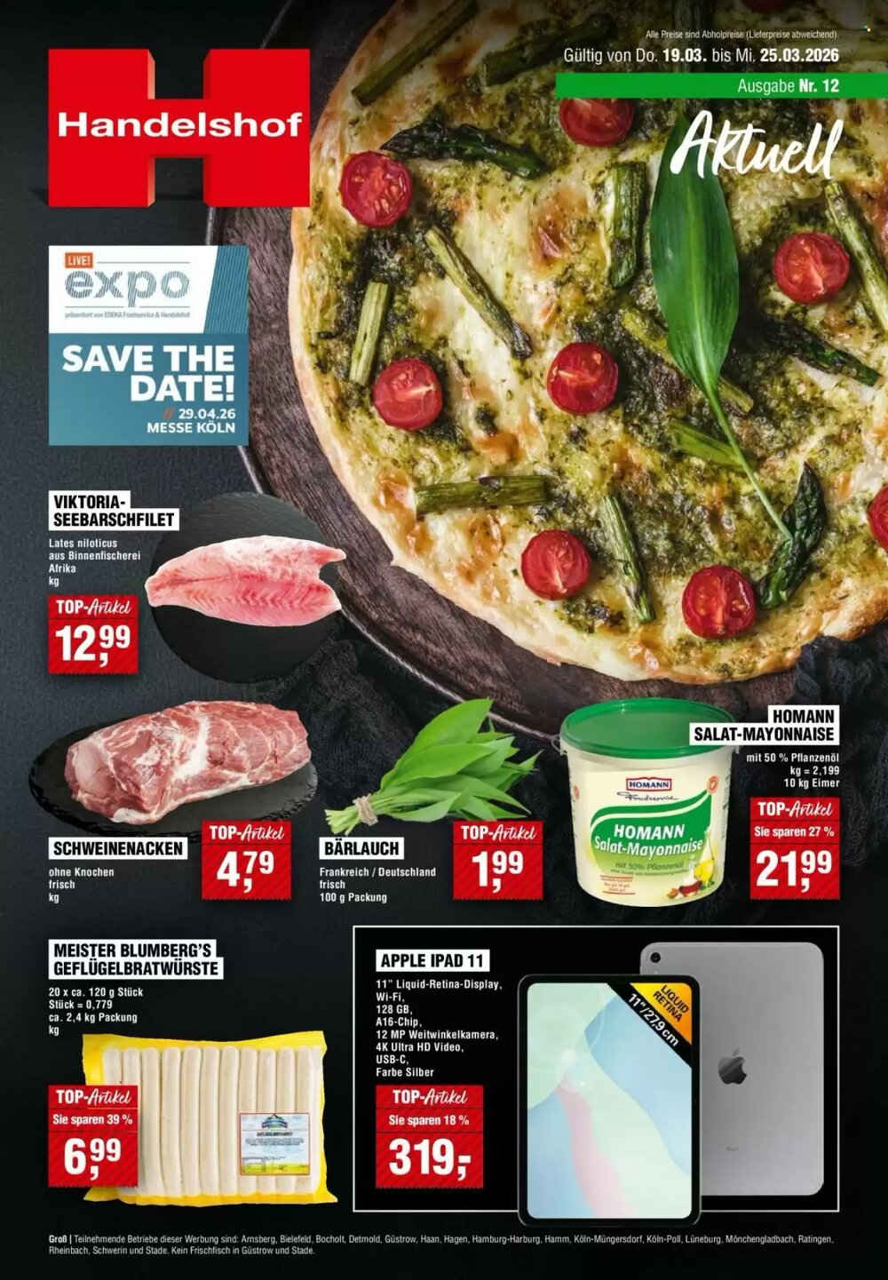 Handelshof Prospekt (ab 19.03.2026) zum Blättern - Seite 1