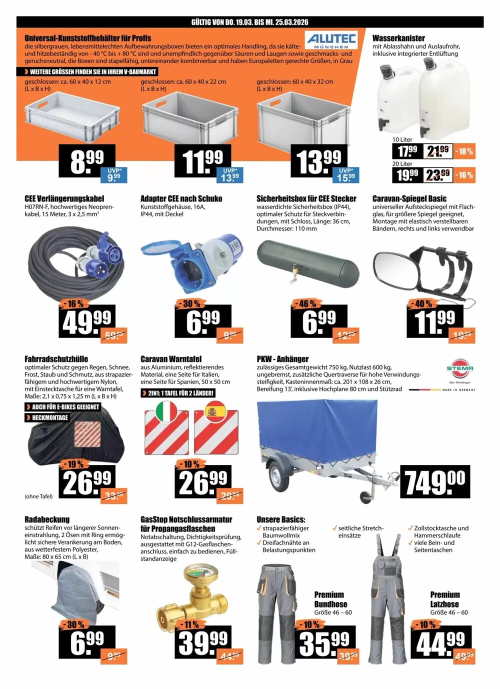 V Baumarkt Prospekt (ab 19.03.2026) zum Blättern - Seite 8