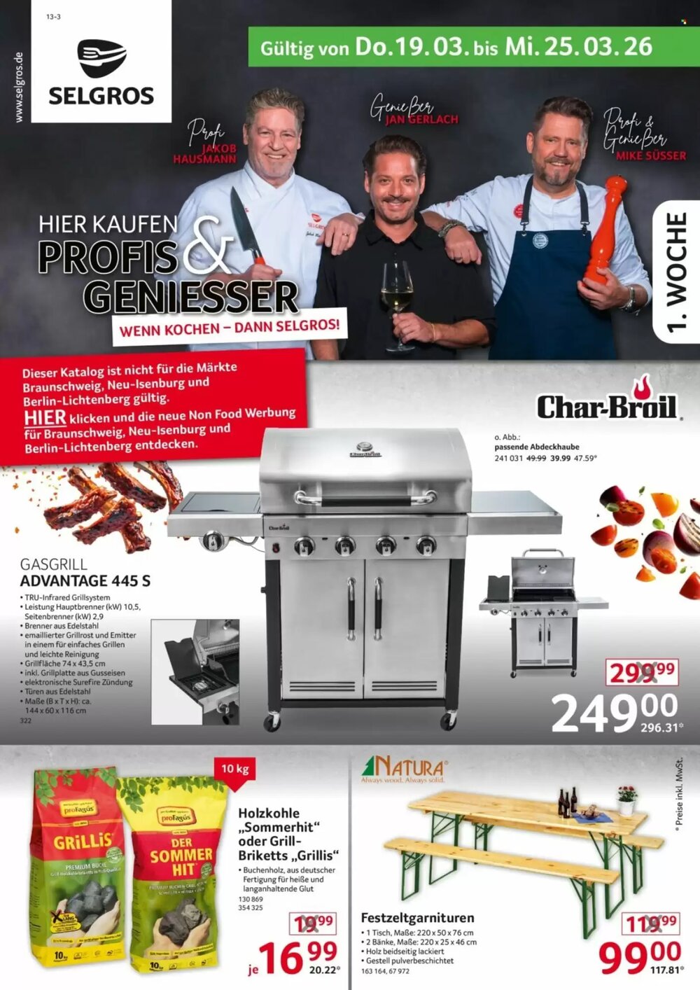 Selgros Prospekt (ab 19.03.2026) zum Blättern - Seite 1