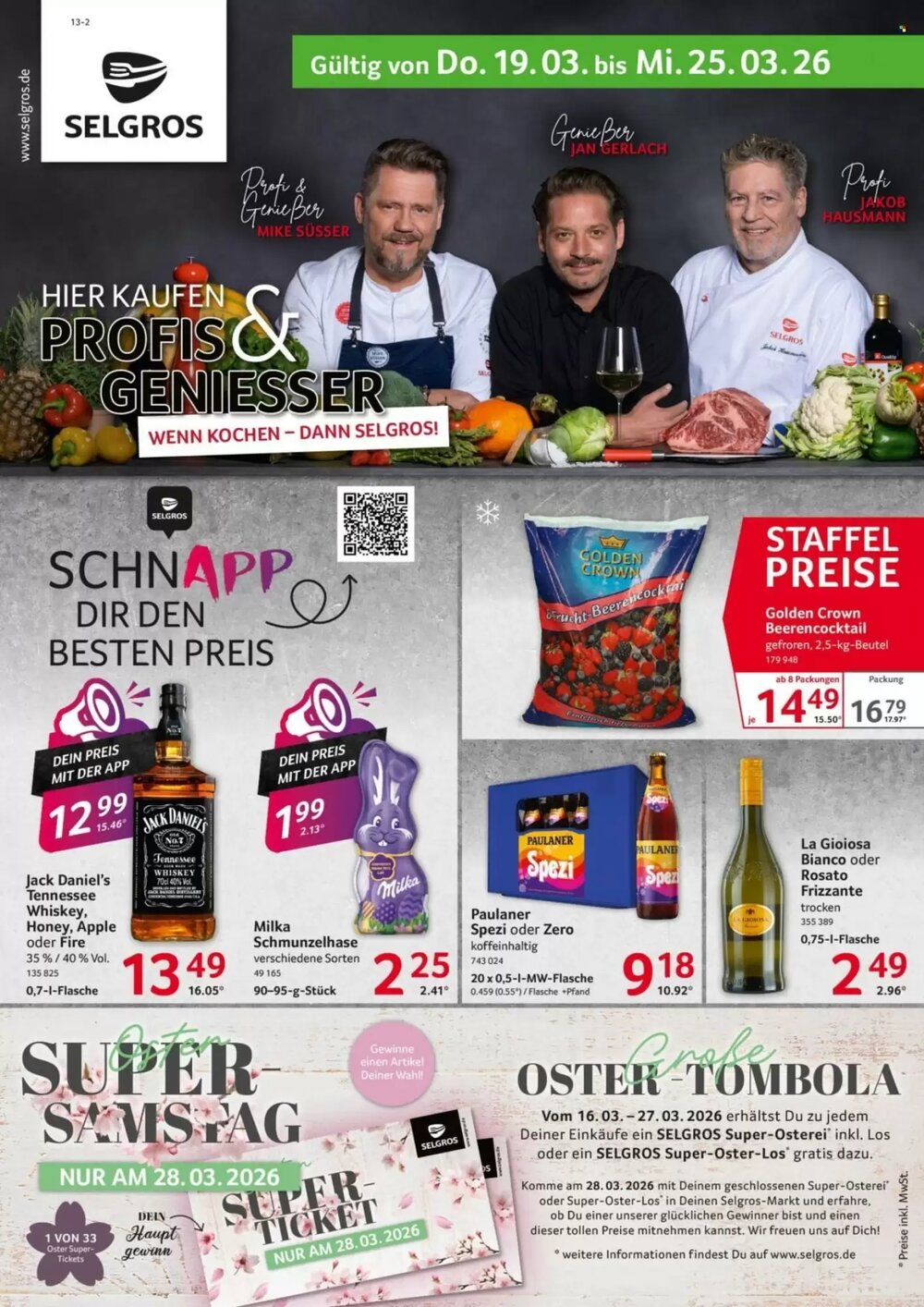 Selgros Prospekt (ab 19.03.2026) zum Blättern - Seite 1