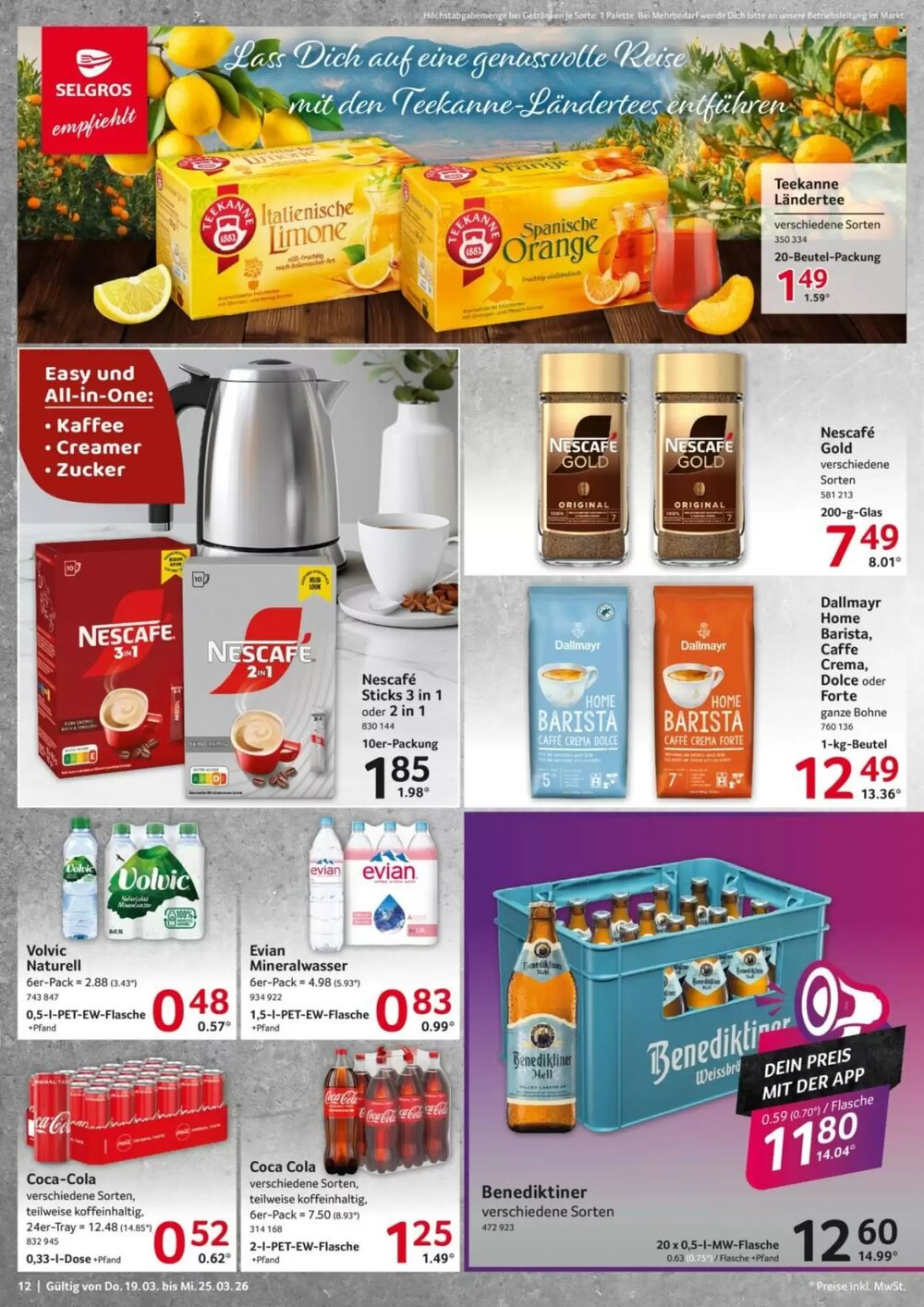 Selgros Prospekt (ab 19.03.2026) zum Blättern - Seite 12
