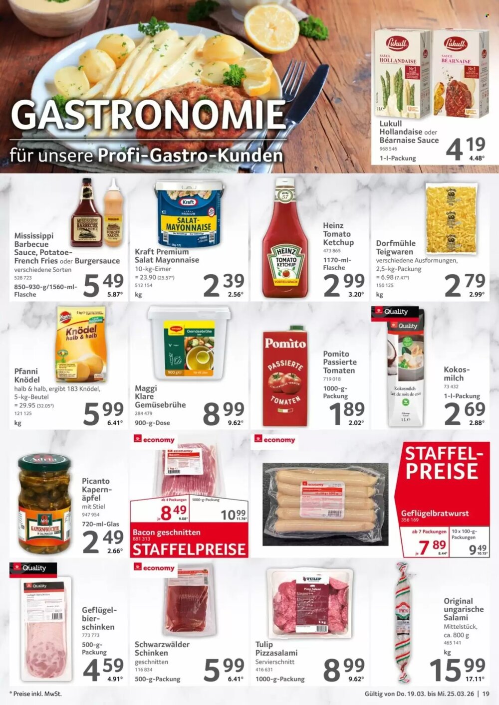 Selgros Prospekt (ab 19.03.2026) zum Blättern - Seite 19