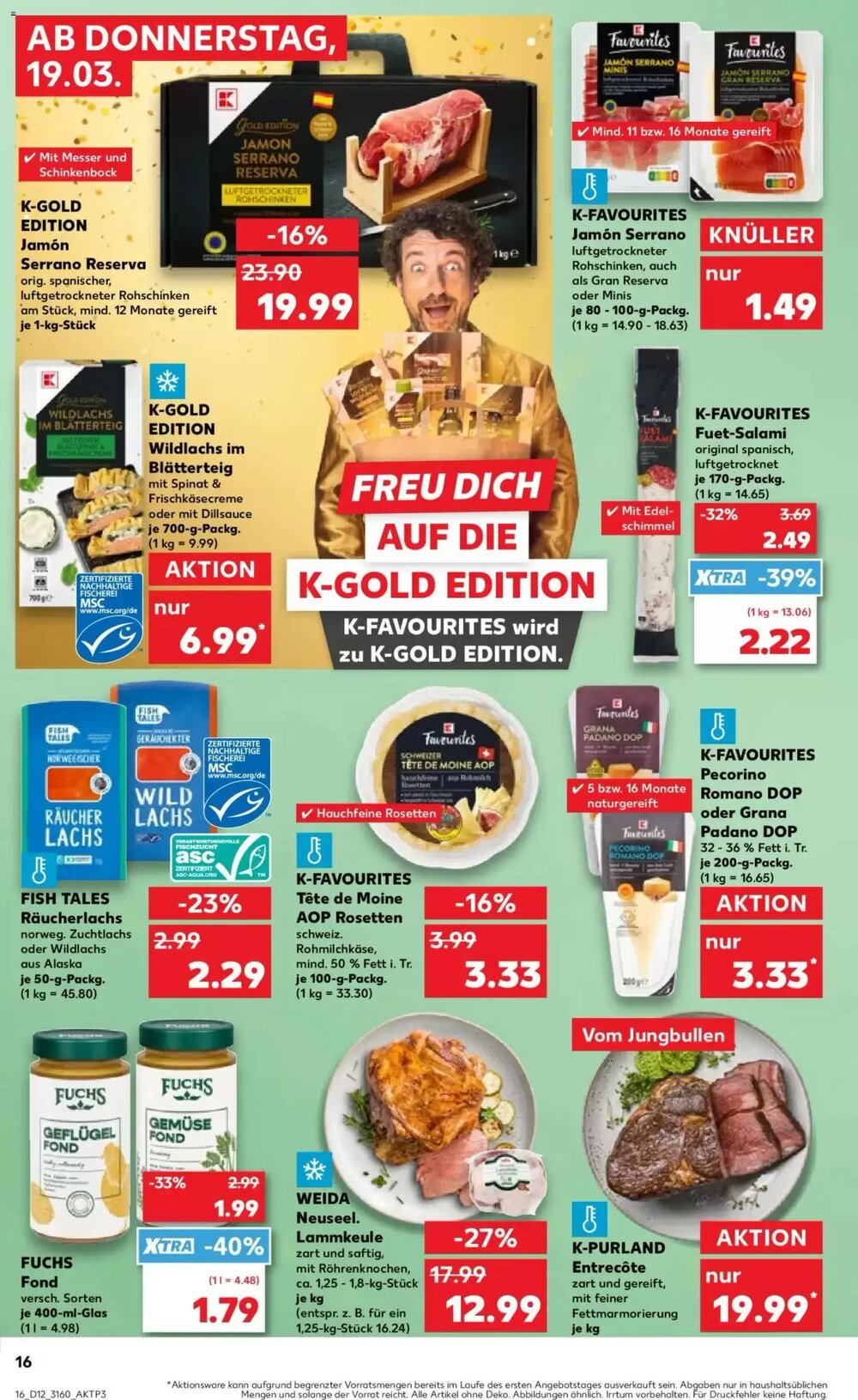 Kaufland Prospekt (ab 19.03.2026) zum Blättern - Seite 16
