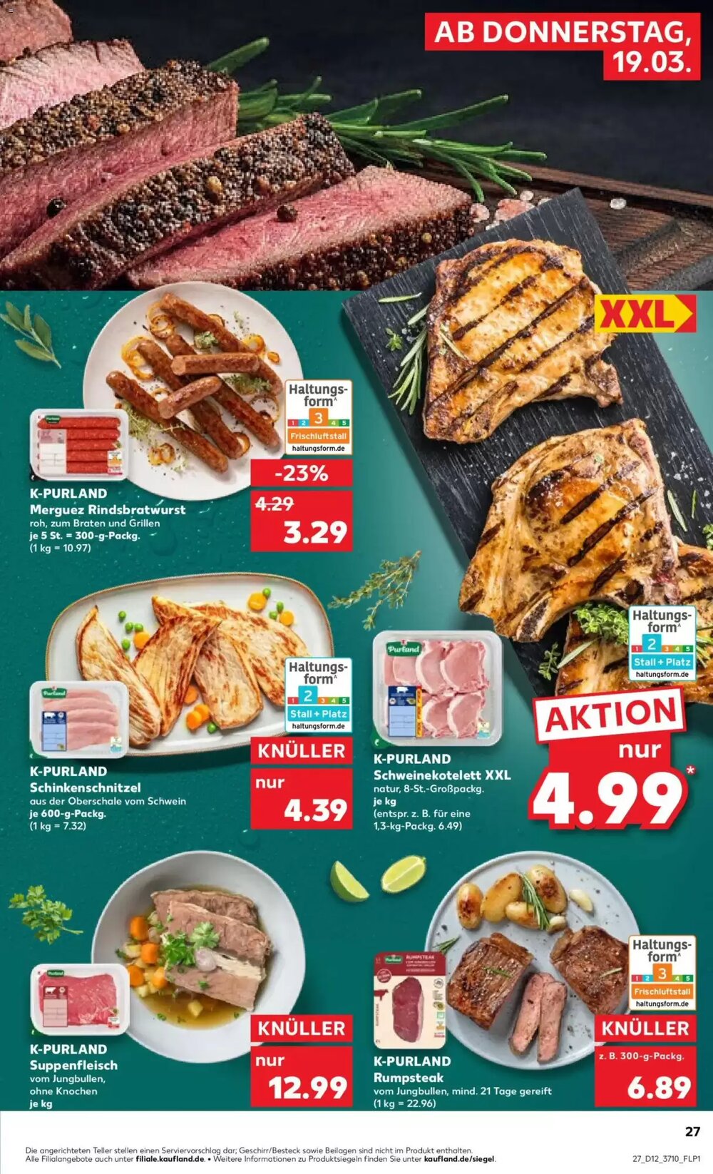 Kaufland Prospekt (ab 19.03.2026) zum Blättern - Seite 27