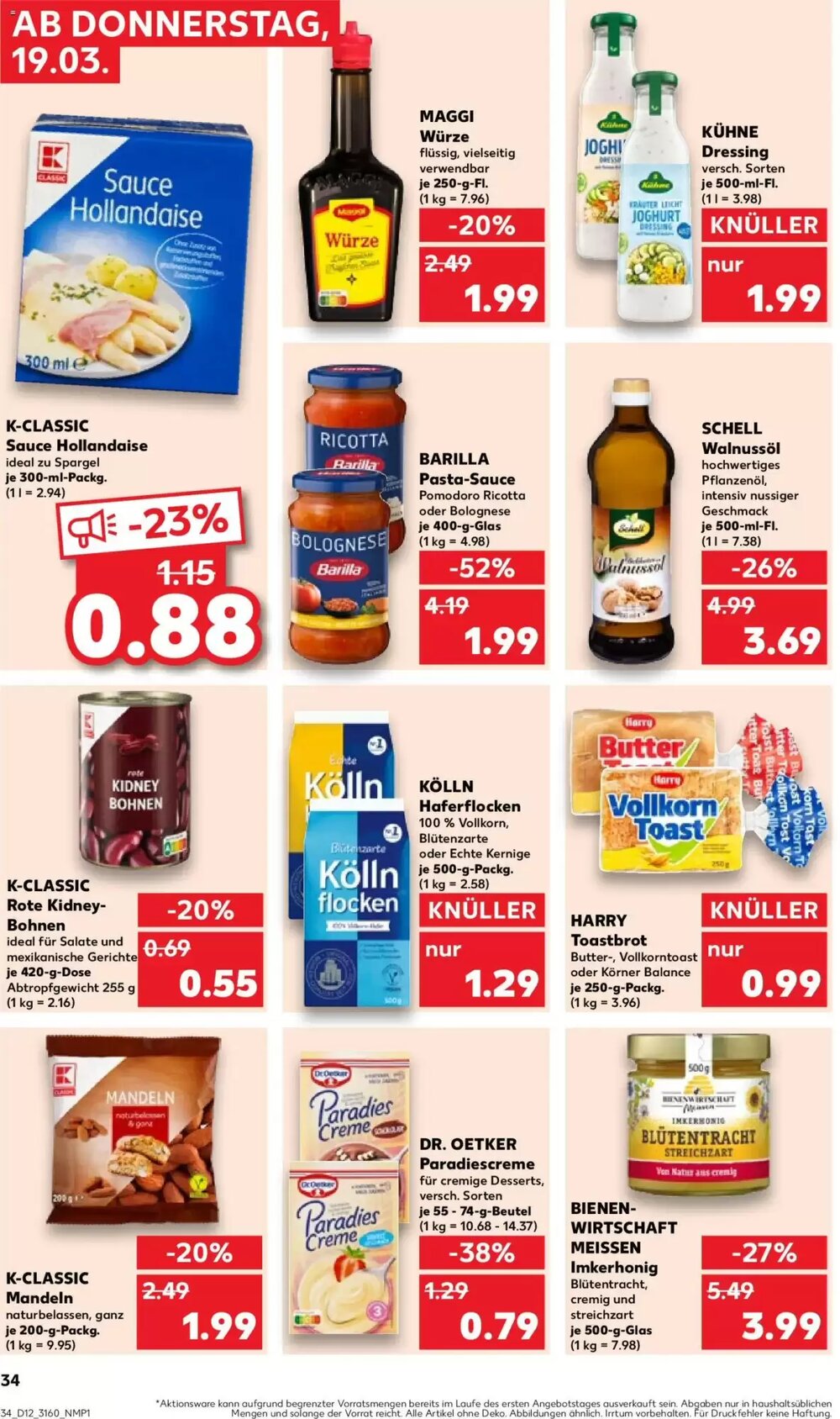 Kaufland Prospekt (ab 19.03.2026) zum Blättern - Seite 34
