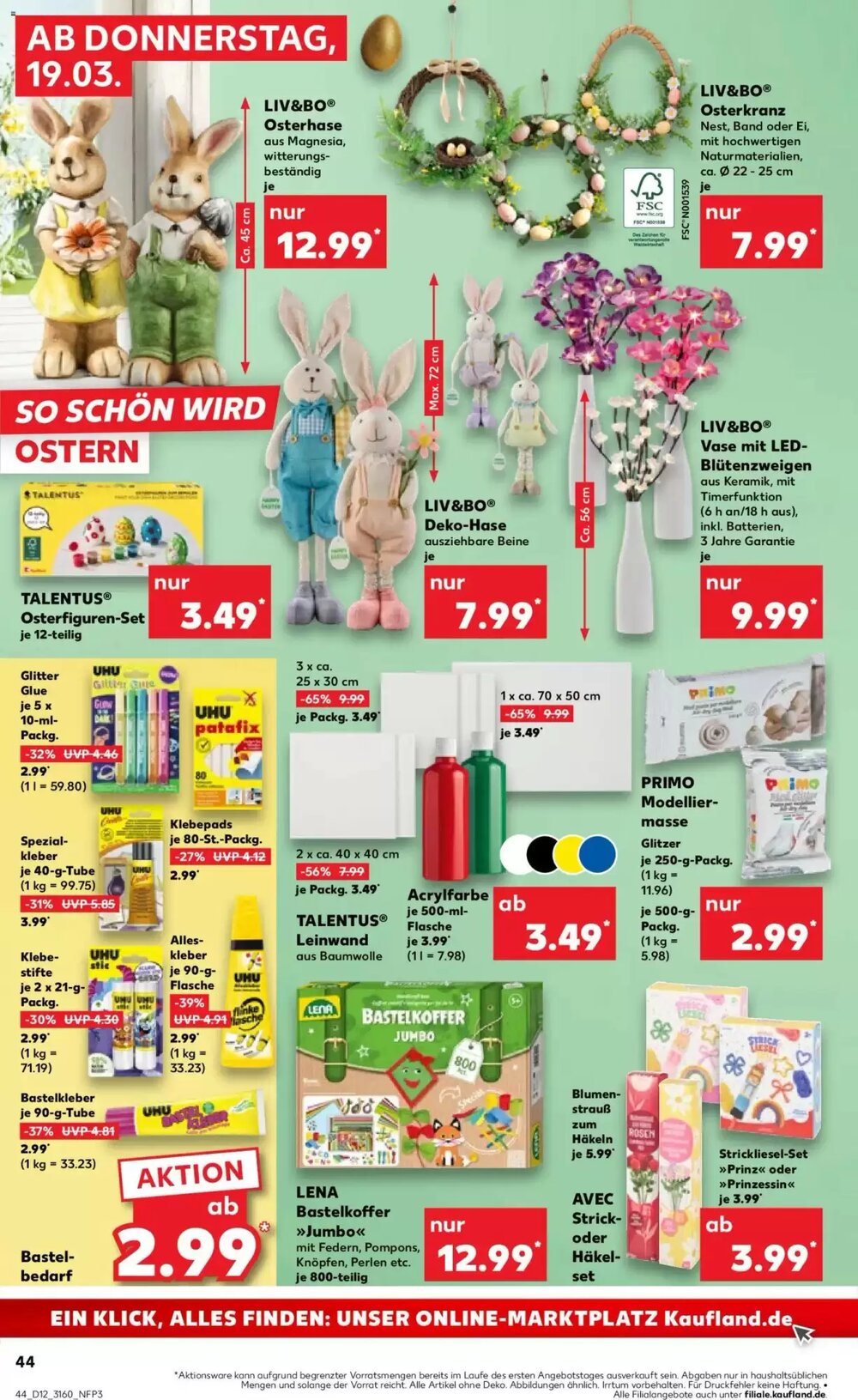 Kaufland Prospekt (ab 19.03.2026) zum Blättern - Seite 44