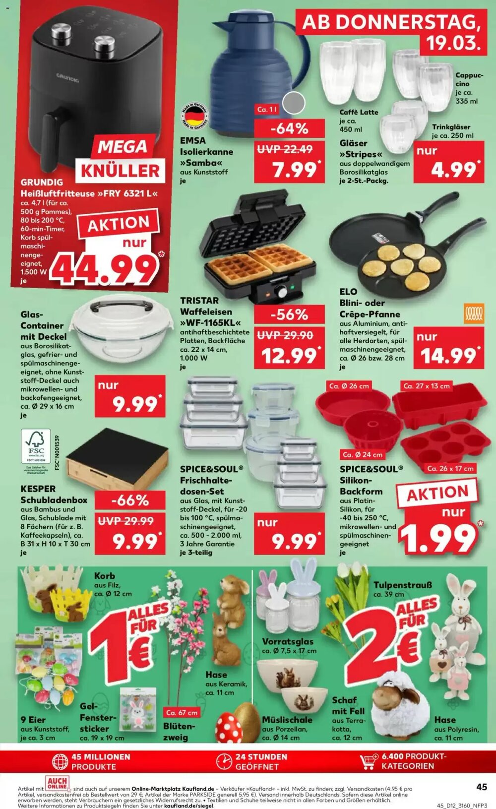 Kaufland Prospekt (ab 19.03.2026) zum Blättern - Seite 45