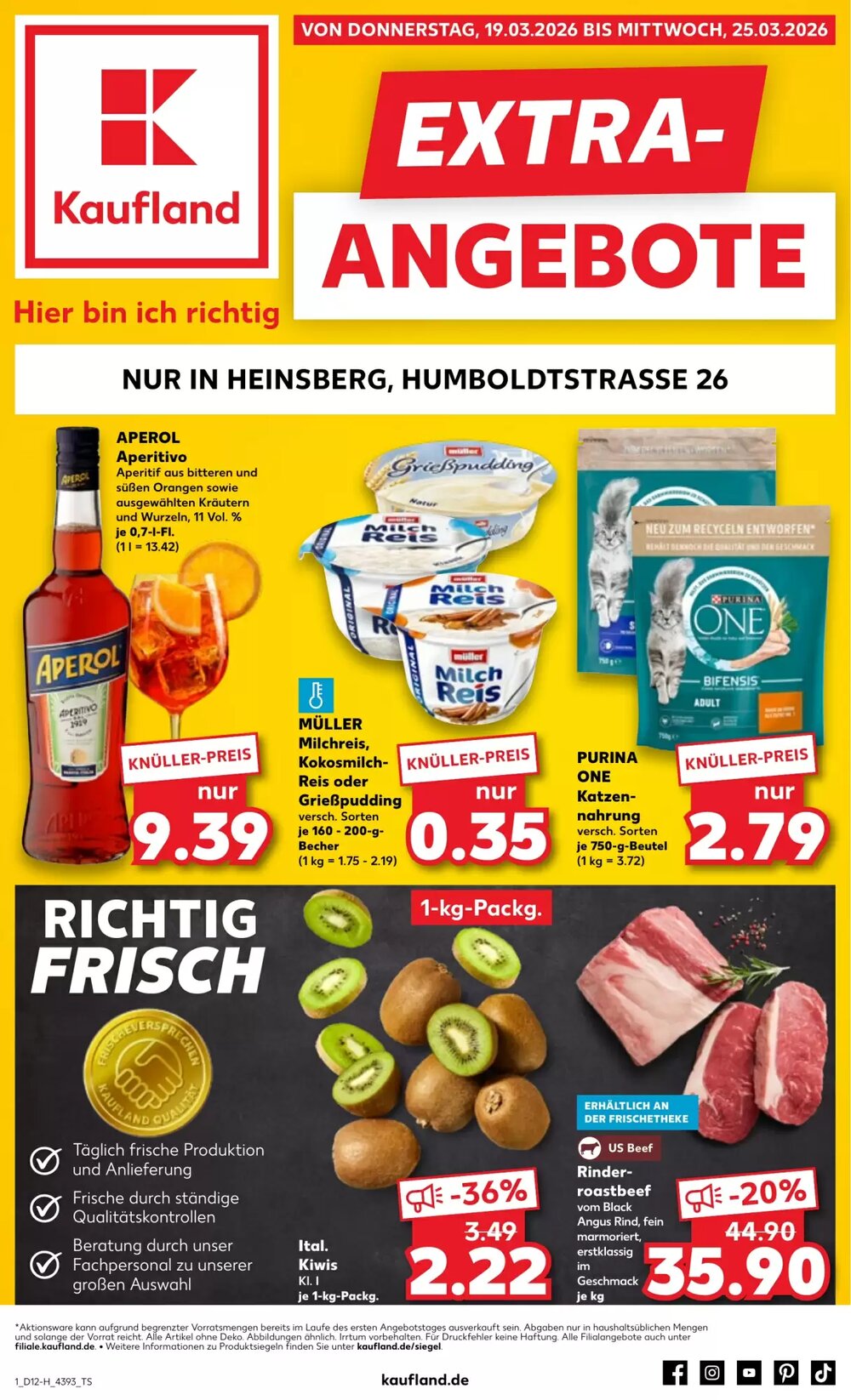 Kaufland Prospekt (ab 19.03.2026) zum Blättern - Seite 1