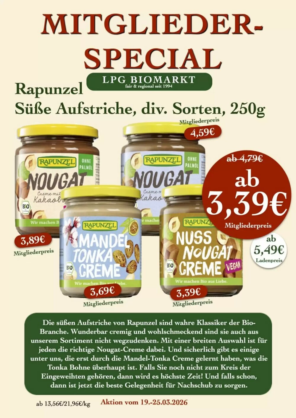 LPG Biomarkt Prospekt (ab 19.03.2026) zum Blättern - Seite 11