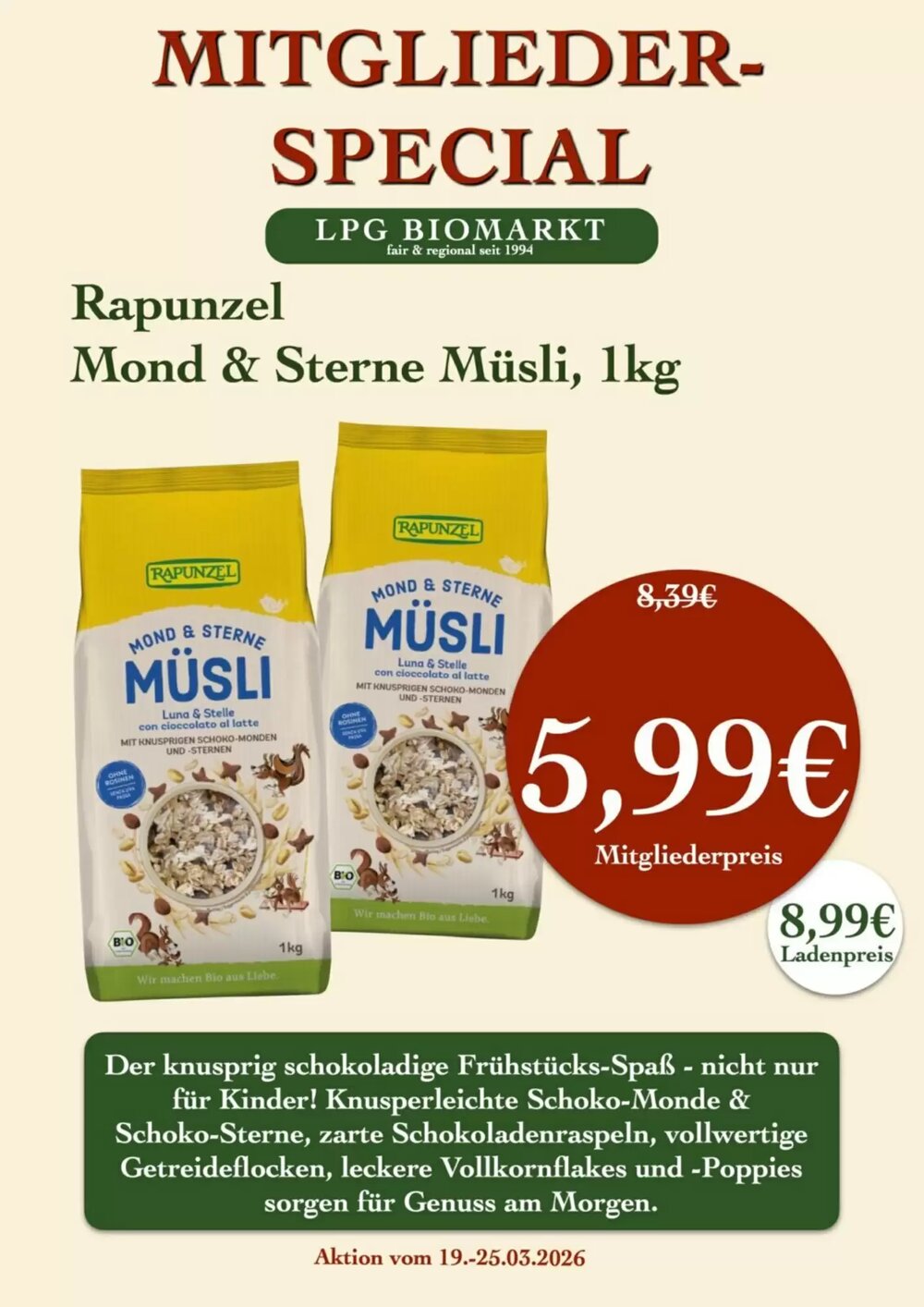 LPG Biomarkt Prospekt (ab 19.03.2026) zum Blättern - Seite 12
