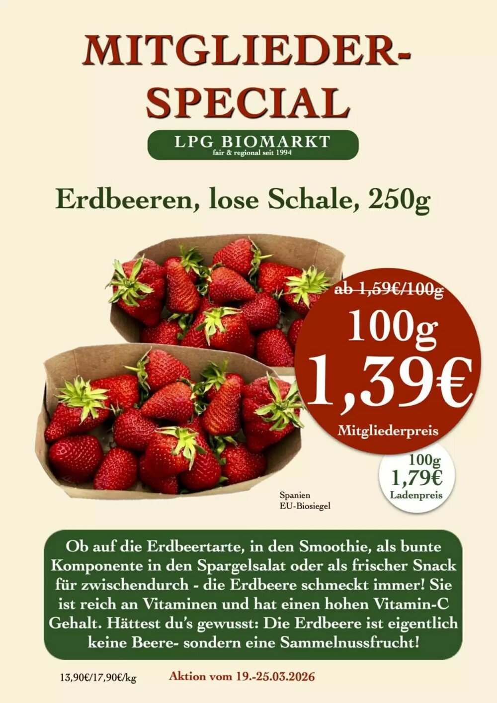 LPG Biomarkt Prospekt (ab 19.03.2026) zum Blättern - Seite 17