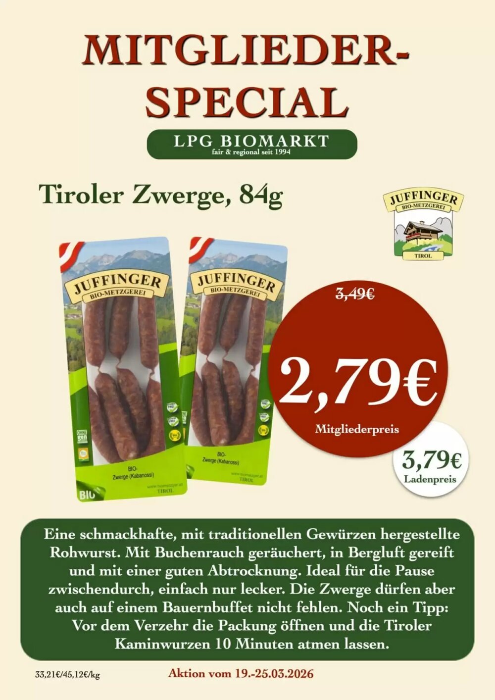 LPG Biomarkt Prospekt (ab 19.03.2026) zum Blättern - Seite 6