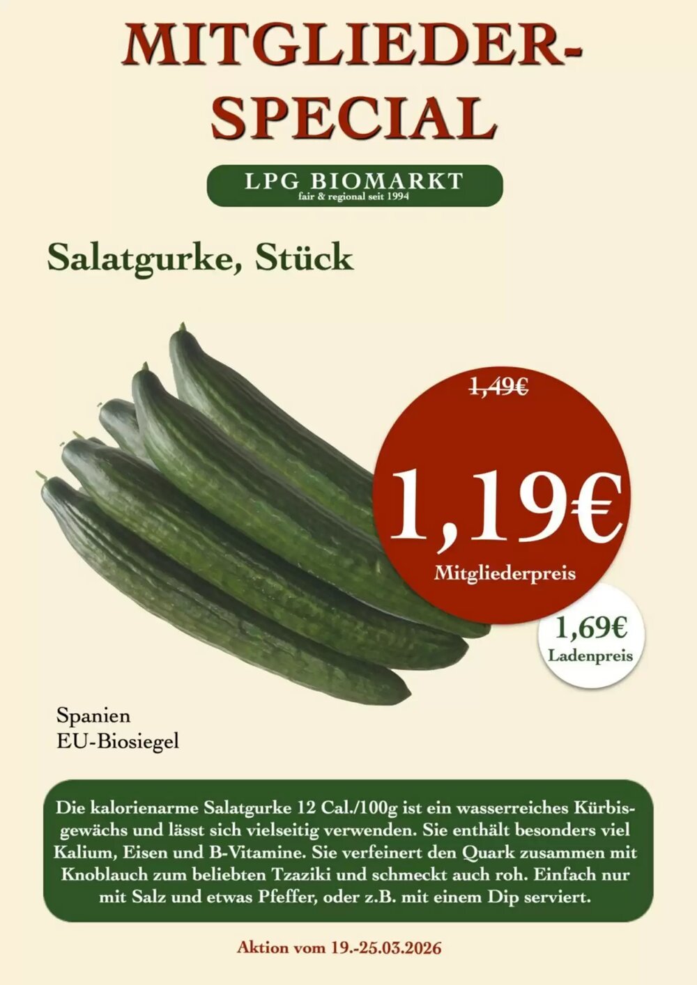 LPG Biomarkt Prospekt (ab 19.03.2026) zum Blättern - Seite 8