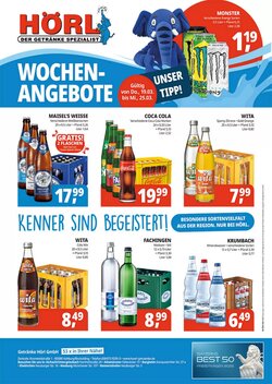 Hörl Getränke Prospekt (ab 19.03.2026) zum Blättern