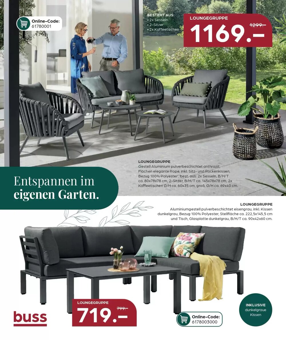 Möbel Buss Prospekt (ab 19.03.2026) zum Blättern - Seite 12